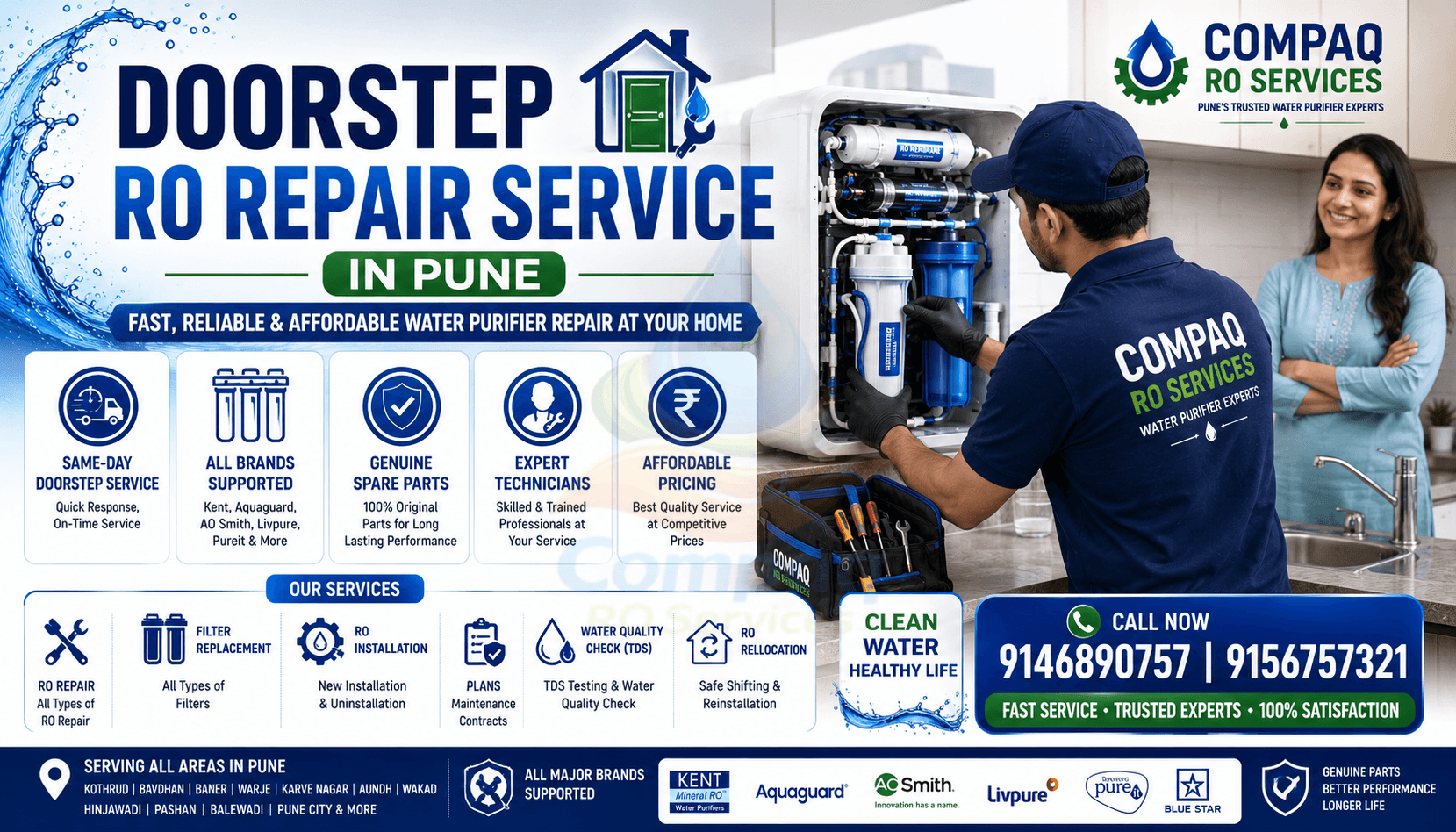 doorstep ro repair service in pune