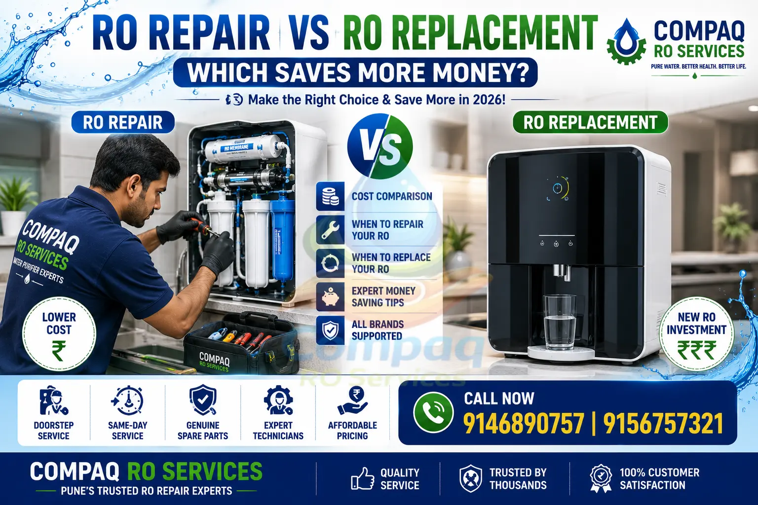 ro repair vs ro replacement – which saves more money